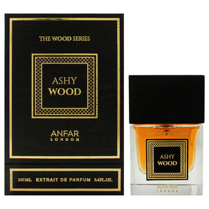 The Wood Series - Ashy Wood by Anfar for Men - 3.4 oz Extrait De Parfum Spray